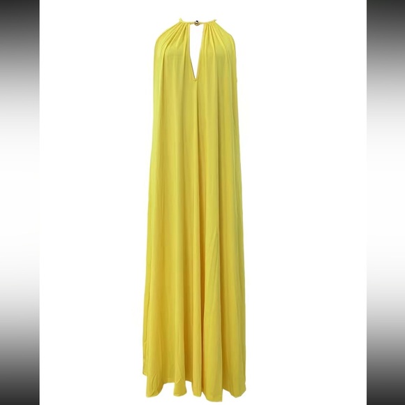 Boho party formal spring summer halter maxi dress - Picture 9 of 11